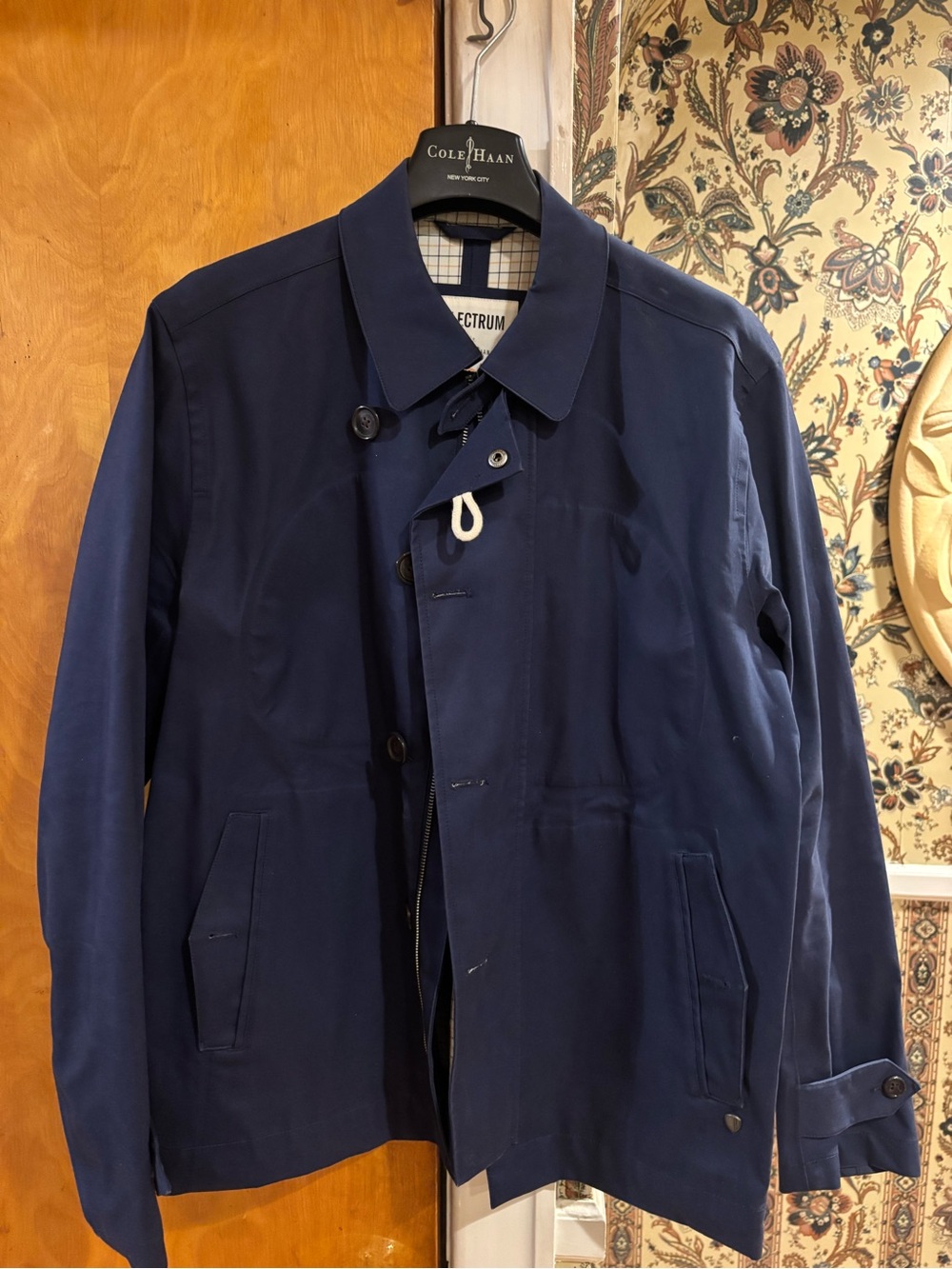 Ben Sherman Navy Blue Lightweight Shirt Jacket